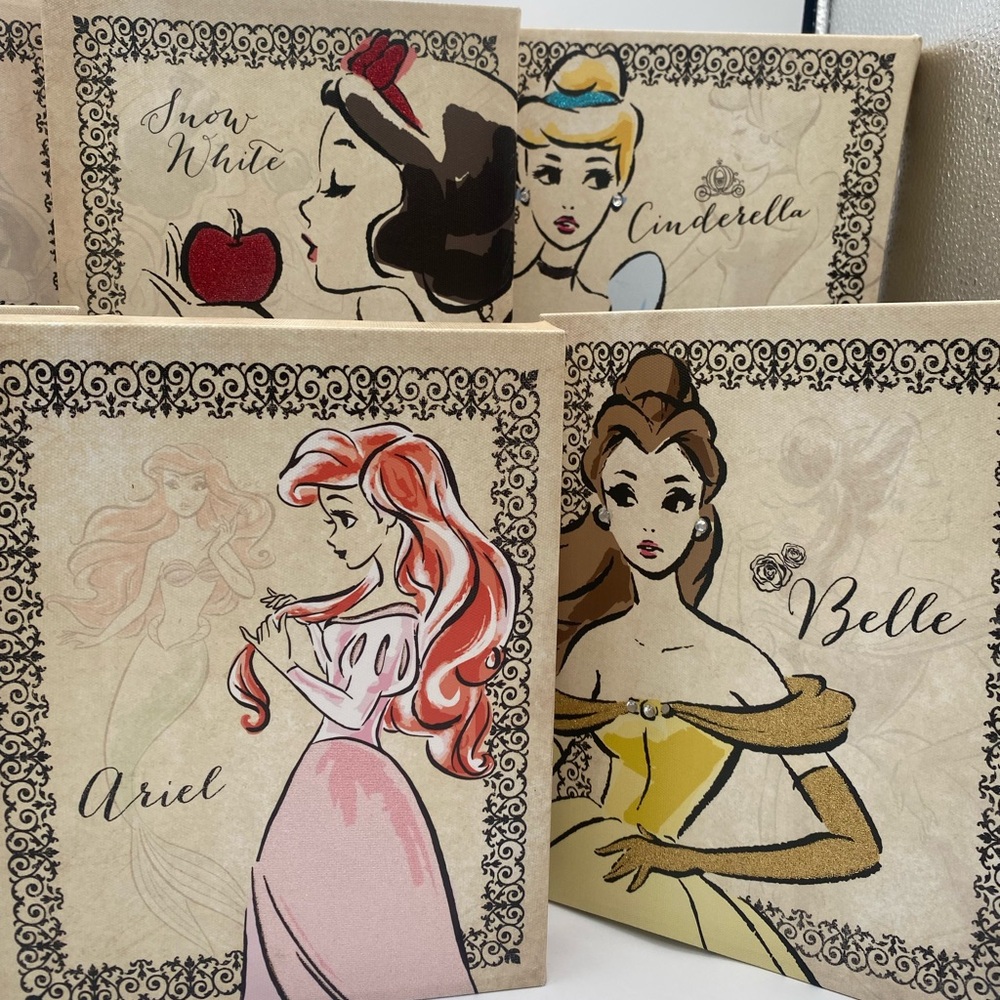Disney Princess Canvas Prints- set of 6 - Picture 3 of 13